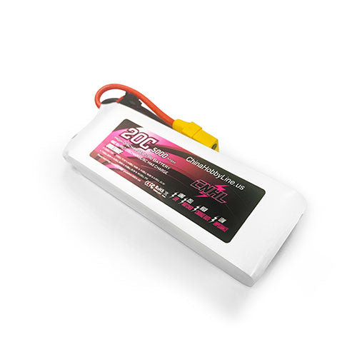 CNHL 5000mAh 11.1V 3S 20C Lipo Battery with XT90 Plug