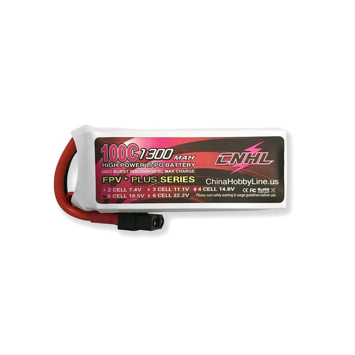 CNHL G+Plus 1300mAh 18.5V 5S 100C Lipo Battery with XT60 Plug