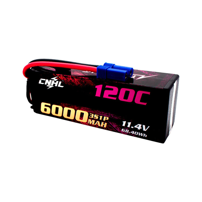 cnhl 6000mah 3s 11.4v 120c with ec5 plug