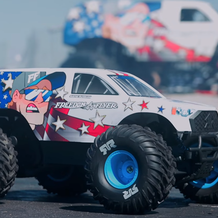 ARRMA Freedom Flyer 223S review with CNHL EC5 LiPo battery setup for 2S and 3S bashing