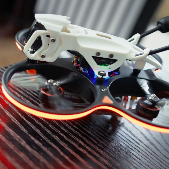 GEPRC DarkStar25 O4 Pro 2.5-inch CineWhoop flying outdoors with CNHL 4S XT30 battery options