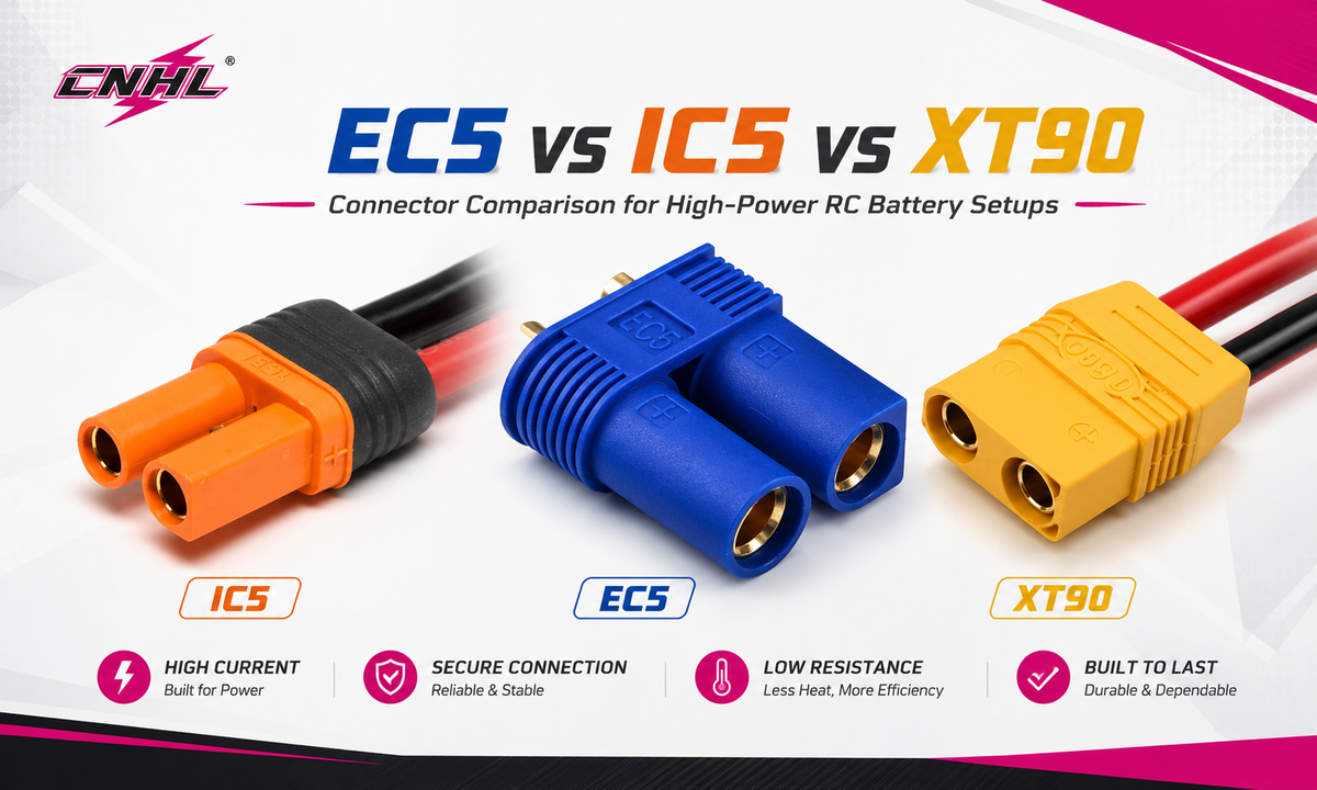 EC5 vs IC5 vs XT90: Hvilken høystrøms RC-kontakt bør du bruke ...
