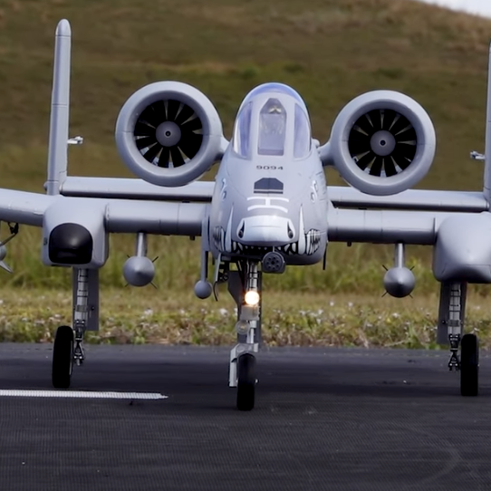 freewing a10 v3 thunderbolt ii rc jet ready to fly with twin 64mm edf units and led lights