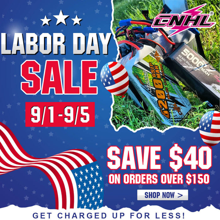 CNHL RC Batteries on 2023 USA Labor Day Sale