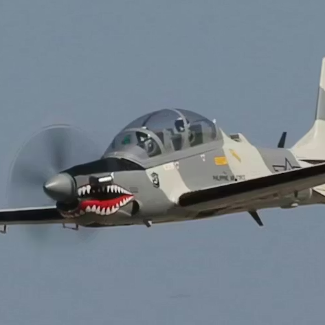 CNHL Super Tucano 1600mm RC warbird in flight – Best RC Planes of 2025 feature