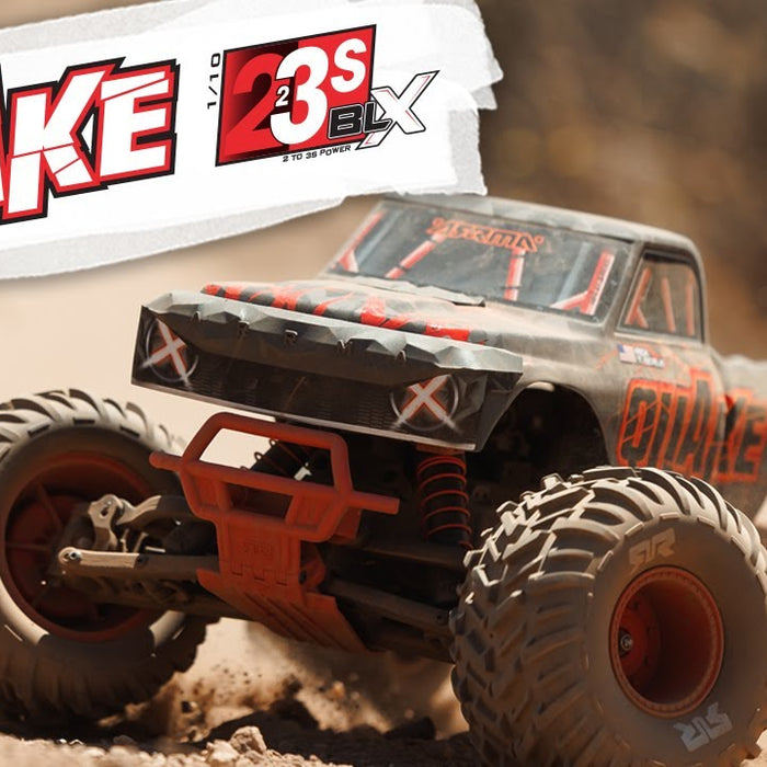 ARRMA QUAKE 223S vs GORGON side-by-side with CNHL Racing 5600mAh 3S LiPo battery on outdoor dirt track