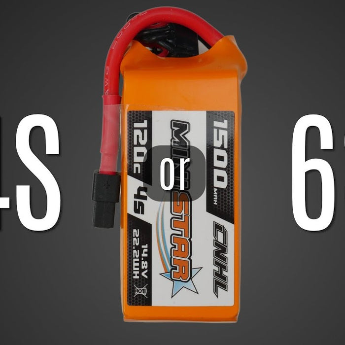 Which Is More Efficient: 4S or 6S Batteries For FPV?