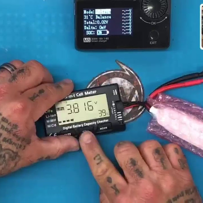 How to measure LiPo battery internal resistance using charger IR function