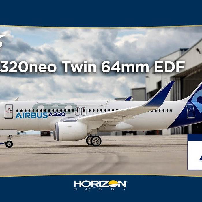 E-flite Airbus A320neo Twin 64mm EDF RC Jet