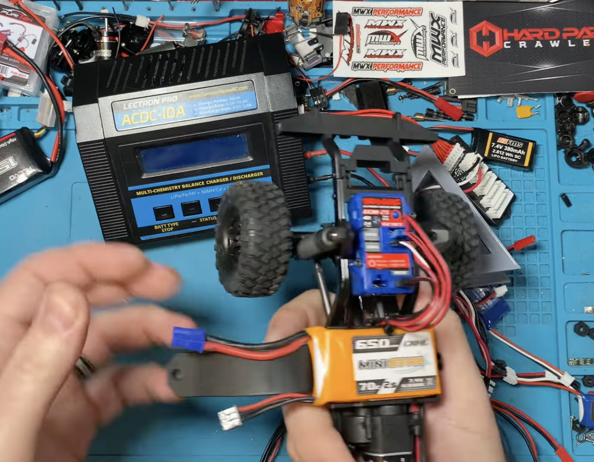 Traxxas TRX4Mに最適なバッテリー｜2S TRX4Mバッテリーアップグレード
