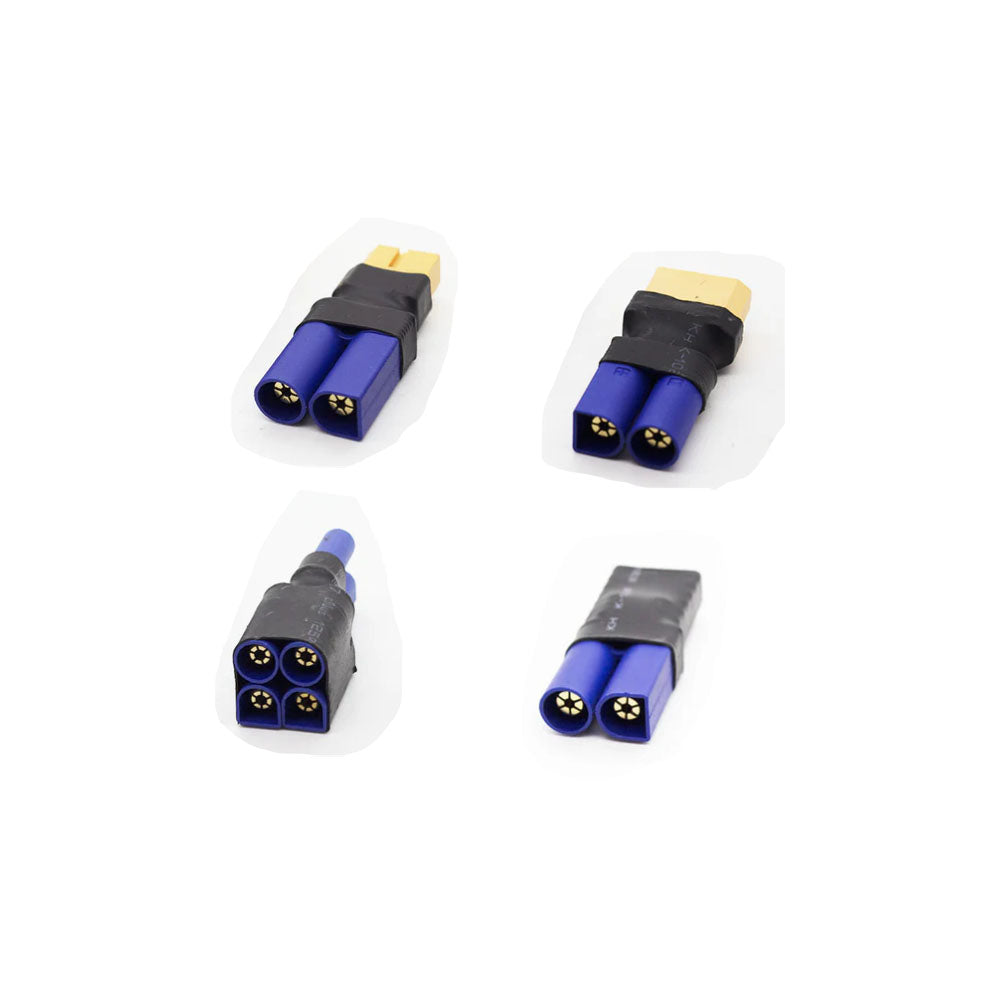 RCP Adapters (1) XT90 FEMALE TO XT60 MALE BATTERY NO WIRE ADAPTER RCP Adapters (1) XT90 FEMALE TO XT60 MALE BATTERY NO WIRE ADAPTER