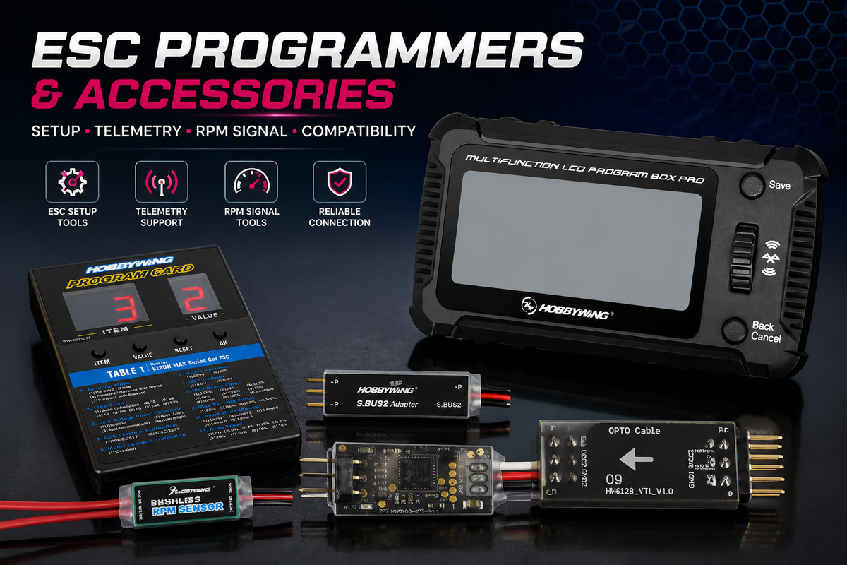 ESC Programmers & Accessories for Hobbywing ESCs — ChinaHobbyLine