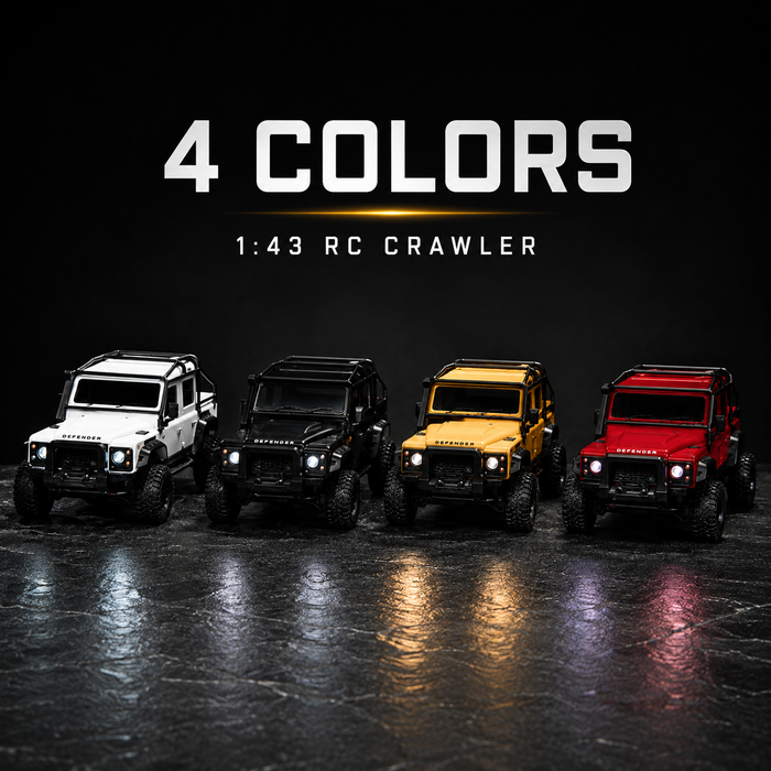 CNHL Officially Licensed 1:43 Land Rover Defender 110 Pick-Up RC Crawler