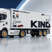 KING racing transport livery and spray-coated detail on Scania S730 1/64 RC trailer