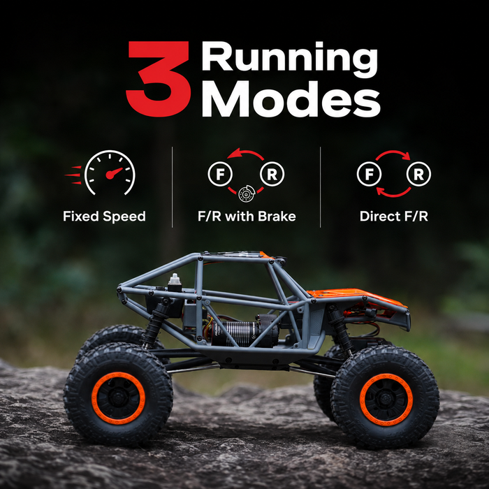 نظام Hobbywing QUICRUN Fusion Mini16 3000KV بتقنية FOC، يجمع بين وحدة تحكم إلكترونية للسرعة 30A ومحرك 2 في 1، للزواحف اللاسلكية بمقياسي 1/16 و1/18
