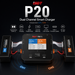 ISDT P20 dual channel smart charger charging two RC LiPo batteries independently