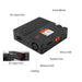 ISDT 608AC charger showing AC input DC input balance port battery port and control knob