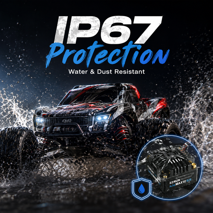 Hobbywing EZRUN MAX10 G2S 140A 2–4S sensorloser bürstenloser Fahrtregler mit Bluetooth