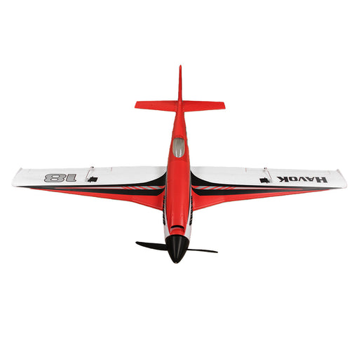 CNHL Havok 1000mm 4S sport racer RC plane top view