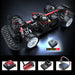 MJX Hyper Go 14303 internal chassis layout with brushless 2845 motor and waterproof 45A ESC