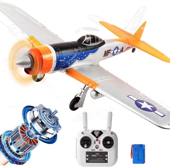 76mm Roues PU Pour Avion RC Modèle - Set De 4 Pneus Avec Trou Intérieur 3.5mm