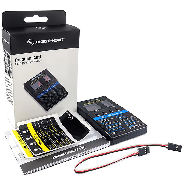 Hobbywing ESC LED Program Card for FlyFun, SkyWalker, Platinum, QuicRun, EzRun and SeaKing