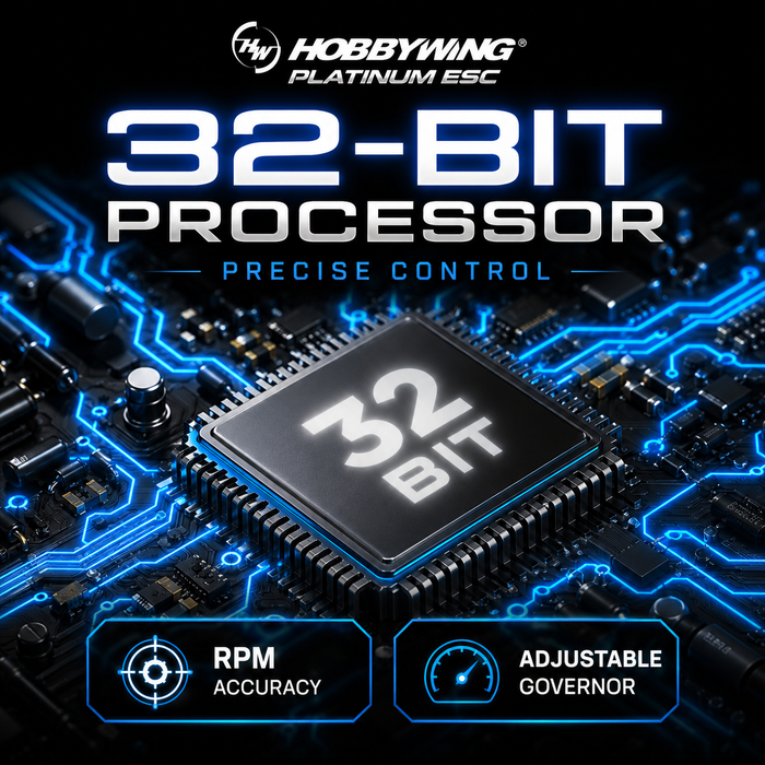 Hobbywing Platinum 14S 180A HV SBEC V5 Brushless ESC with Single Cooling Fan for 650 Helicopters & Fixed-Wing Aircraft