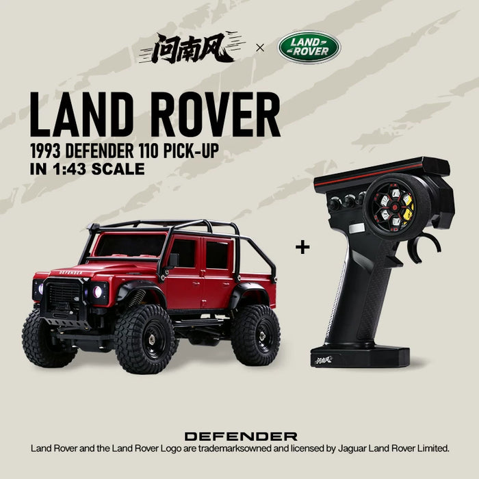 CNHL Officially Licensed 1:43 Land Rover Defender 110 Pick-Up RC Crawler