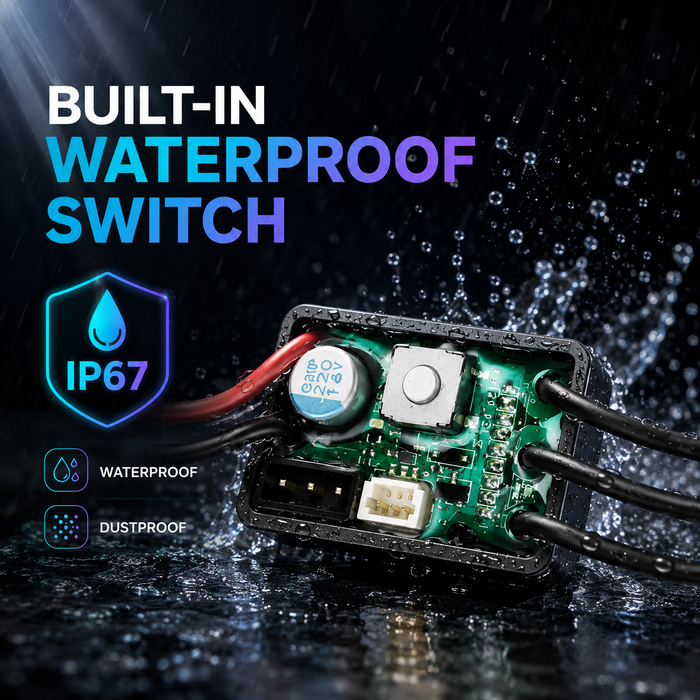 Hobbywing QUICRUN WP Mini24 25A Waterproof Brushed & Brushless ESC 2–3S for Micro RC Crawlers