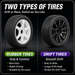 Hstar D24-04S Toyota GR Yaris style RC car with rubber tires and drift tires