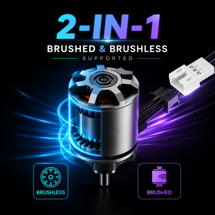 Hobbywing QUICRUN WP Mini24 25A Waterproof Brushed & Brushless ESC 2–3S for Micro RC Crawlers