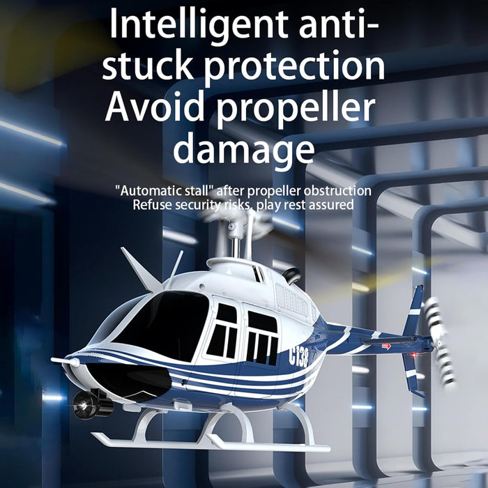 Propeller protection and anti-stuck system of RC ERA C138 helicopter