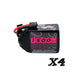 4 Packs CNHL Black Series V2.0 1500mAh 22.2V 6S Lipo Battery 130C with XT60 Plug