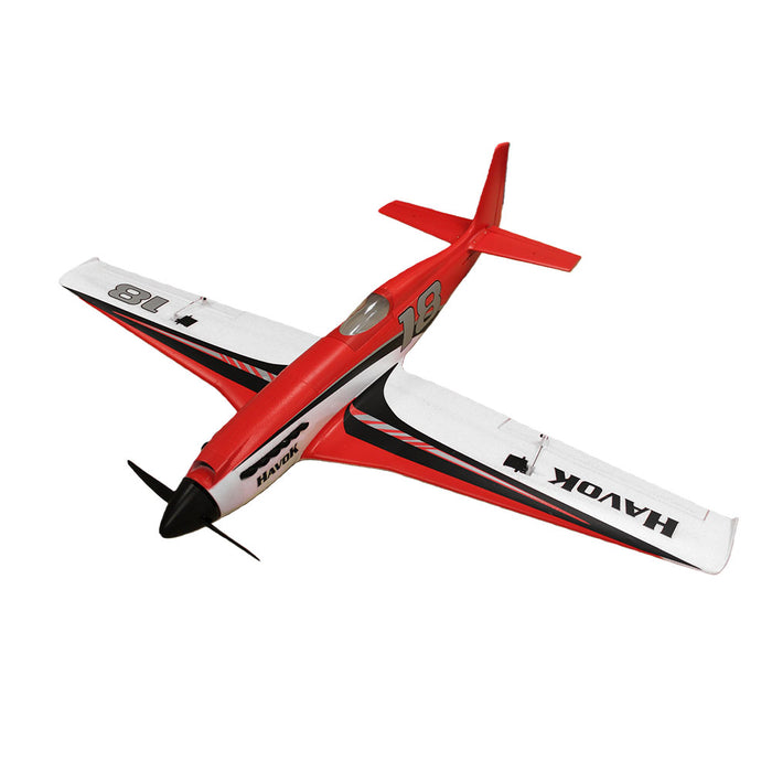 CNHL Havok 1000mm Avião RC de Corrida Desportivo de Alta Velocidade 4S PNP (Edição Amarelo/ Vermelho de Alta Visibilidade)