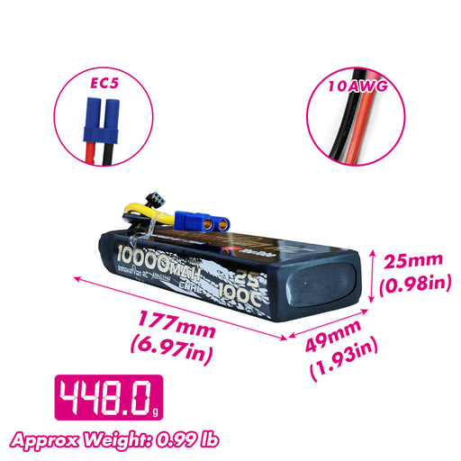 cnhl 2s lipo battery 10000mah