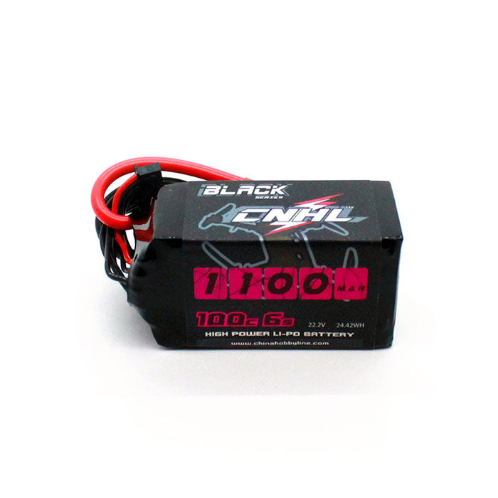 CNHL Black Series 1100mAh 6S LiPo Battery with XT60 Plug