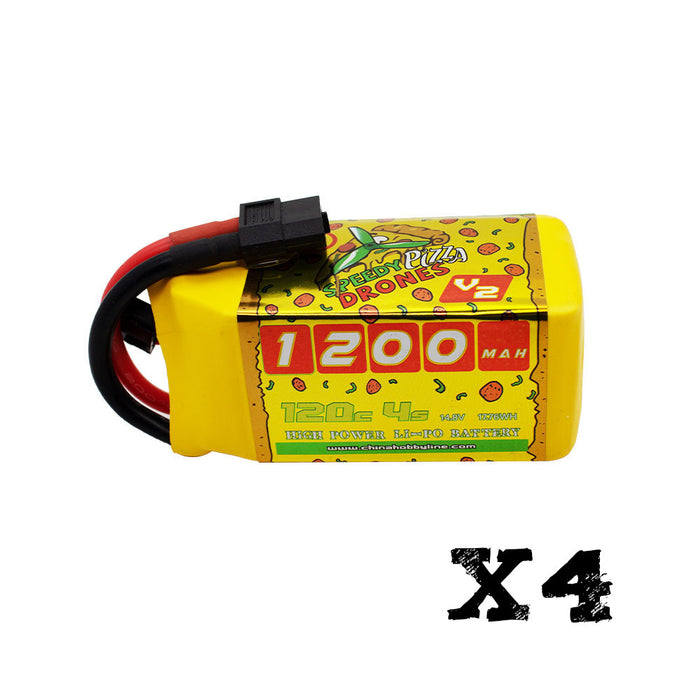 CNHL Speedy Pizza V2.0 1200mAh 14.8V 4S 120C Akumulator Lipo z wtyczką XT60