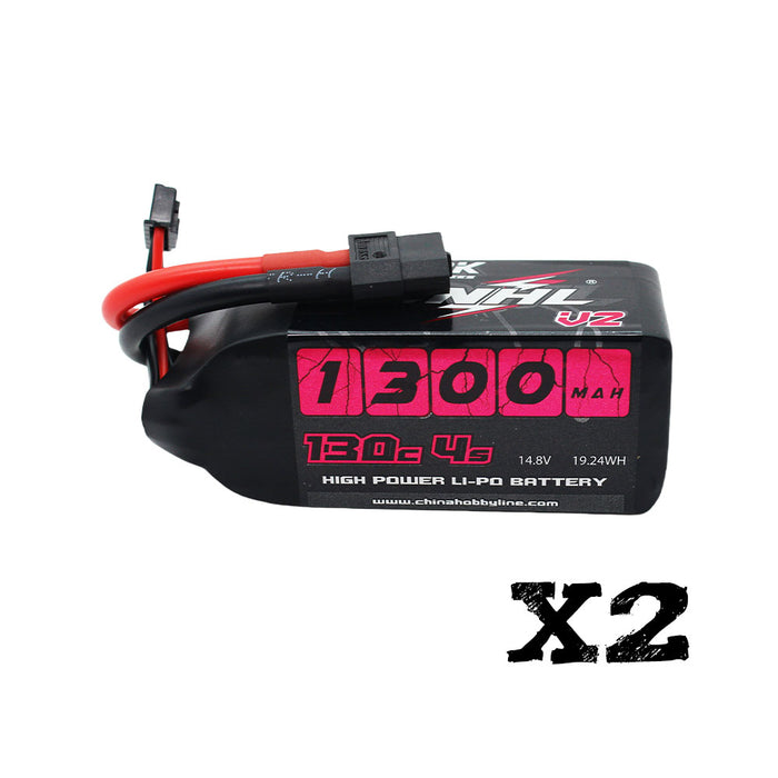 CNHL Black Series 1300 mAh 14,8 V 4S 100C Lipo-Akku mit XT60-Stecker