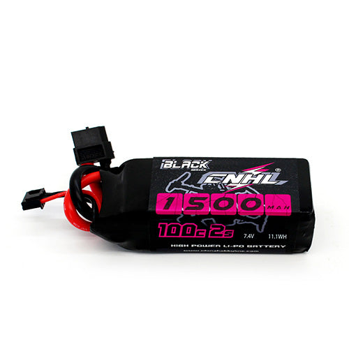 CNHL Black Series 1500mAh 7.4V 2S 100C Lipo Battery with XT60 Plug