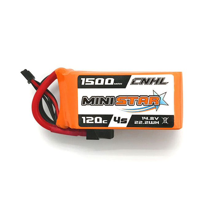CNHL MiniStar 1500mAh 4S 120C Lipo Battery with XT60 Plug
