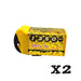 2 Packs CNHL Speedy Pizza Series Pro 1350mAh 22.2V 6S 150C Lipo Battery with XT60 Plug