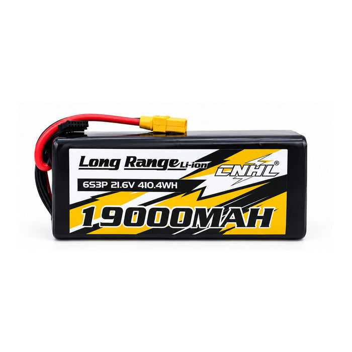 CNHL Long Range Series 19000mAh 21.6V 6S 21700 Li-ion Battery with XT90 Plug