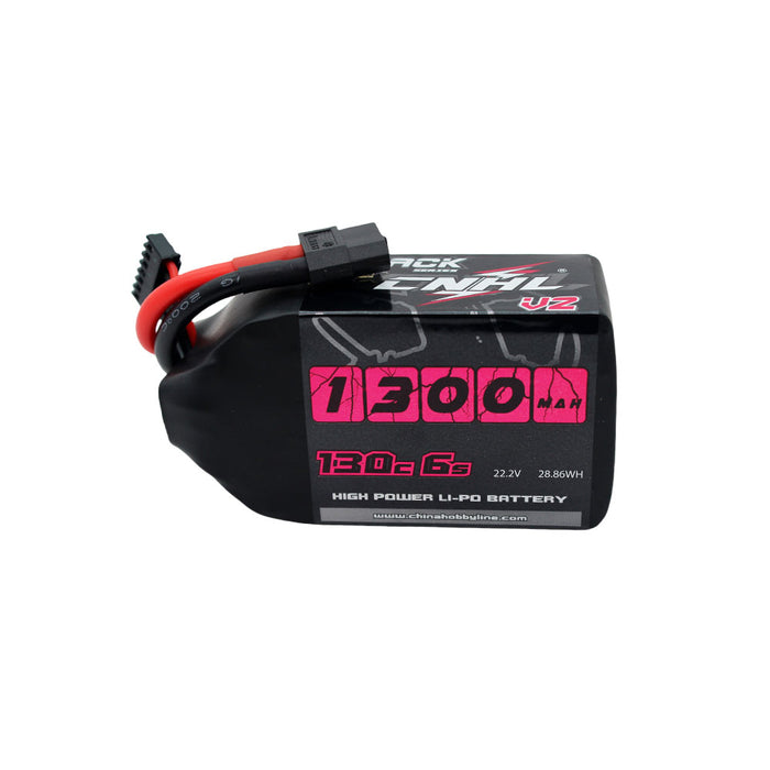 CNHL MiniStar 1300mAh 22.2V 6S 120C Lipoバッテリー（XT60プラグ付き）