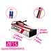 CNHL Racing 5200mAh 2S hardcase LiPo battery dimensions 139 × 47 × 25mm, 287.5g weight and EC5 connector