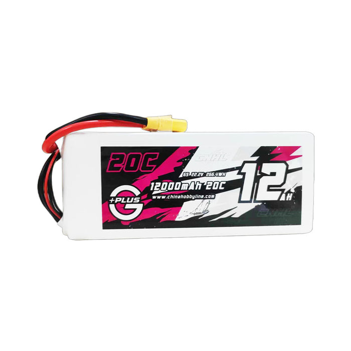 CNHL 12000mAh 22.2V 6S 20C Lipo Battery with XT90 Plug