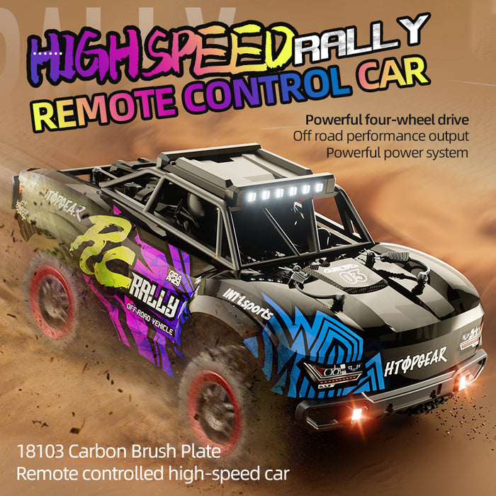 SCY 18103 black purple RC rally truck high speed four wheel drive