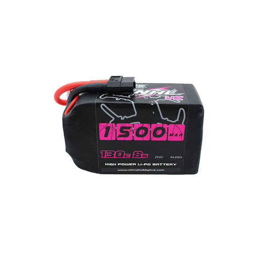 2 Packs CNHL Black Series V2.0 1500mAh 29.6V 8S 130C Lipo Battery with XT60 Plug