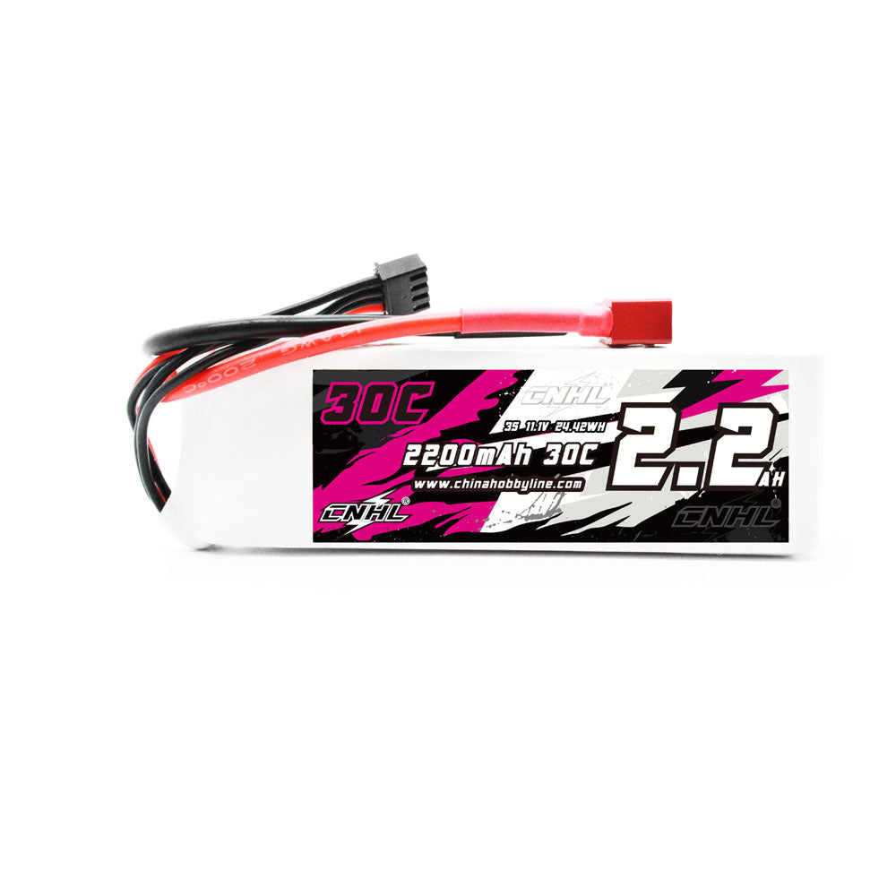2200mAh 11.1V 3S Lipo Battery T Dean Plug