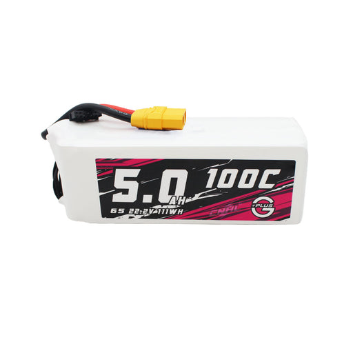 CNHL G+Plus 5000mAh 22.2V 6S 100C Lipo Battery with XT90 Plug