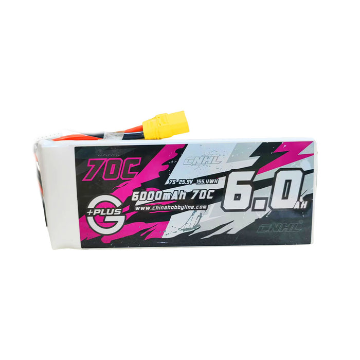 CNHL G+Plus 6000mAh 25.9V 7S 70C Lipo Battery with XT90 Plug